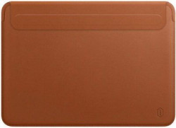 Чохол-папка (шкіряний) Apple MacBook Pro 14.2" 2021 WIWU Skin Pro 2 Leather Sleeve Brown