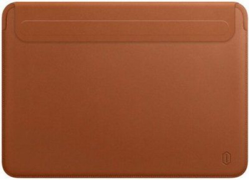 Чехол-папка (кожаный) Apple MacBook Pro 14.2" 2021 WIWU Skin Pro 2 Leather Sleeve Brown