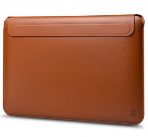 Чехол-папка (кожаный) Apple MacBook Pro 14.2" 2021 WIWU Skin Pro 2 Leather Sleeve Brown