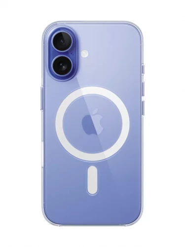 Чехол-накладка (пластиковый) для iPhone 16 Clear Case with MagSafe High Copy