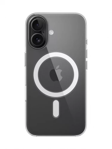 Чехол-накладка (пластиковый) для iPhone 16 Clear Case with MagSafe High Copy