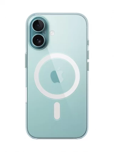 Чехол-накладка (пластиковый) для iPhone 16 Clear Case with MagSafe High Copy