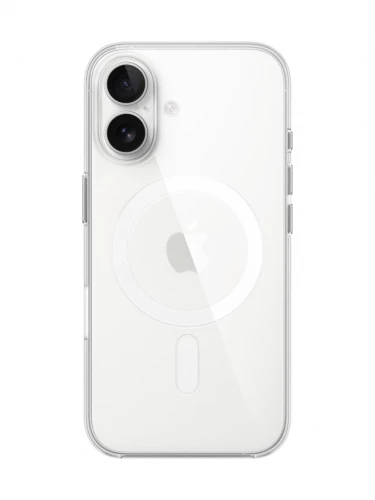 Чехол-накладка (пластиковый) для iPhone 16 Clear Case with MagSafe High Copy