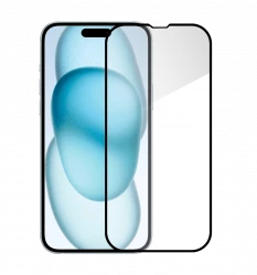 Захисне скло Apple iPhone 16 Monblan 2.5D Anti Static 0.26mm Black