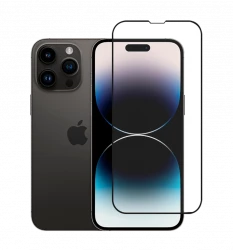 Захисне скло Apple iPhone 16 Pro Max Monblan 2.5D Anti Static 0.26mm Black