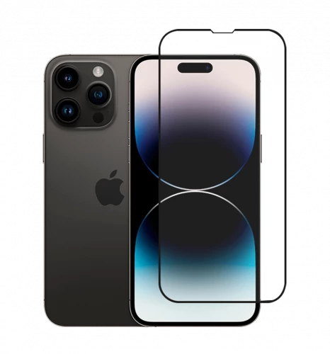 Защитное стекло Apple iPhone 16 Pro Max Monblan 2.5D Anti Static 0.26mm Black