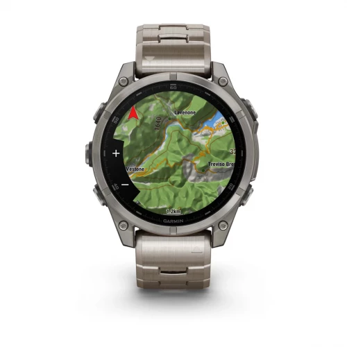 Garmin Fenix 8 47mm AMOLED Sapphire Titanium with Vented Titanium Bracelet (010-02904-40)
