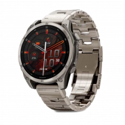 Garmin Fenix 8 47mm AMOLED Sapphire Titanium with Vented Titanium Bracelet (010-02904-40)