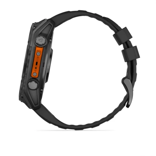 Garmin Fenix 8 51mm AMOLED Slate Gray with Black Silicone Band (010-02905-00)