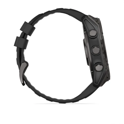 Garmin Fenix 8 51mm AMOLED Slate Gray with Black Silicone Band (010-02905-00)