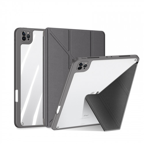 Чохол-книжка (поліуретановий) Apple iPad Pro 12.9" 2022/2021/2020 Dux Ducis Magi Series Gray