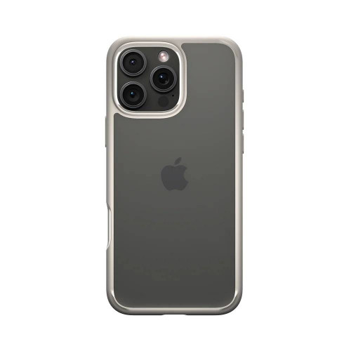 Чехол-накладка (силиконовый) Apple iPhone 16 Pro Spigen Ultra Hybrid Natural Titanium (ACS08127)