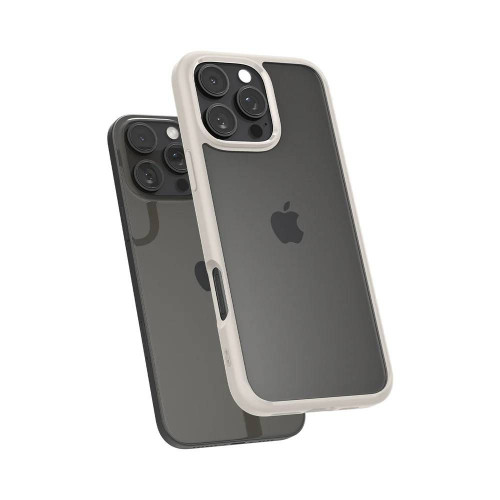 Чехол-накладка (силиконовый) Apple iPhone 16 Pro Spigen Ultra Hybrid Natural Titanium (ACS08127)