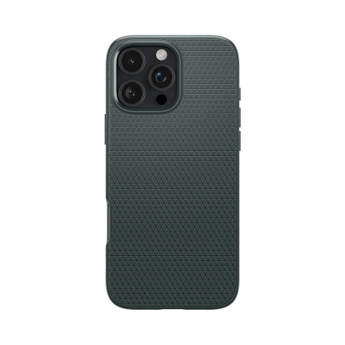 Чехол-накладка (силиконовый) Apple iPhone 16 Pro Spigen Liquid Air Abyss Green (ACS08119)