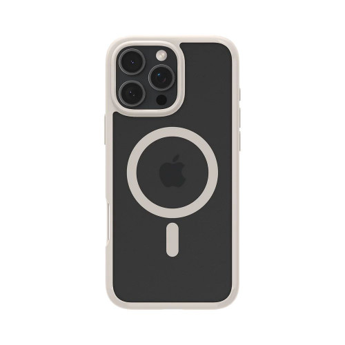 Чехол-накладка (силиконовый) Apple iPhone 16 Pro Spigen Ultra Hybrid MagSafe Frost Natural Titanium (ACS08138)