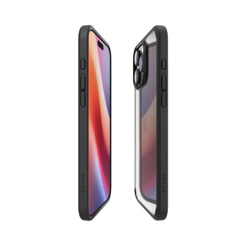 Чехол-накладка (силиконовый) Apple iPhone 16 Pro Spigen Ultra Hybrid Matte Black (ACS08125)
