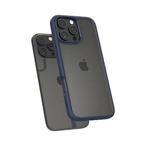 Чехол-накладка (силиконовый) Apple iPhone 16 Pro Max Spigen Ultra Hybrid Navy Blue (ACS07997)
