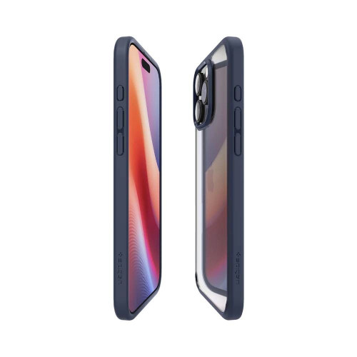 Чехол-накладка (силиконовый) Apple iPhone 16 Pro Max Spigen Ultra Hybrid Navy Blue (ACS07997)
