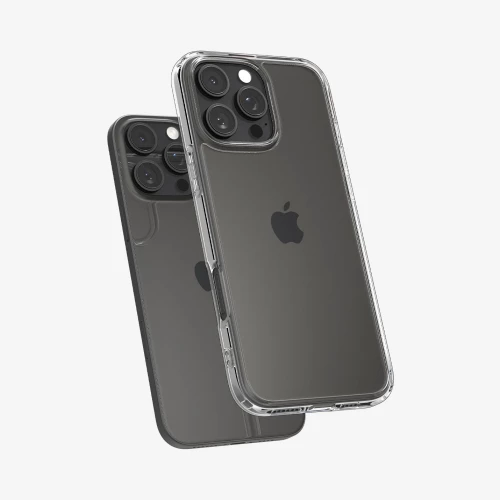 Чехол-накладка (силиконовый) Apple iPhone 16 Pro Spigen Ultra Hybrid Crystal Clear (ACS08121)