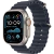 Apple Watch Ultra 2 GPS + Cellular 49mm Natural Titanium Case w. Navy Ocean Band (MX4D3)