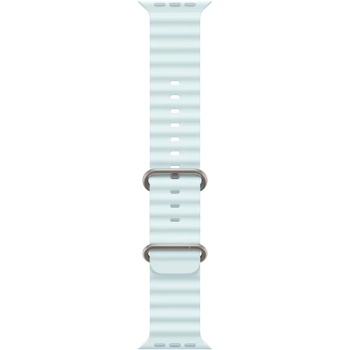 Apple Watch Ultra 2 GPS + Cellular 49mm Natural Titanium Case w. Ice Blue Ocean Band (MYT03+MXTF3)