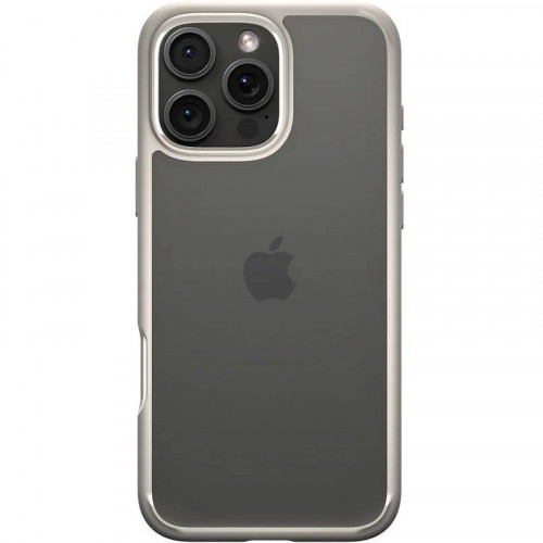 Чохол-накладка (силіконовий) Apple iPhone 16 Pro Max Spigen Ultra Hybrid Natural Titanium (ACS08385)