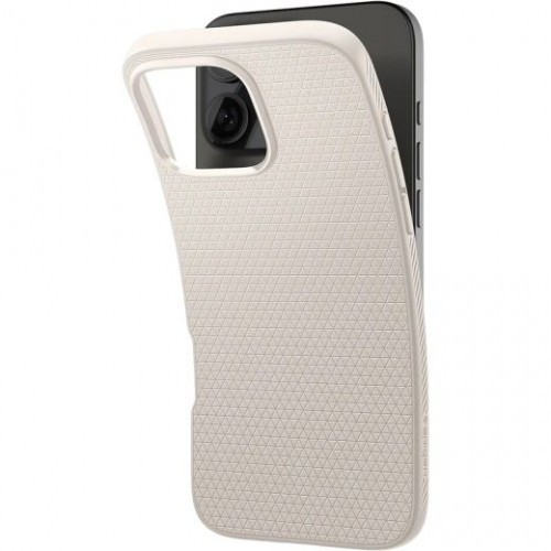 Чехол-накладка (силиконовый) Apple iPhone 16 Pro Spigen Liquid Air Natural Titanium (ACS08120)