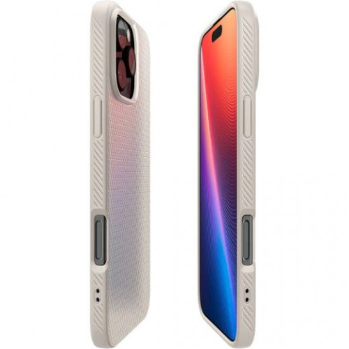 Чехол-накладка (силиконовый) Apple iPhone 16 Pro Spigen Liquid Air Natural Titanium (ACS08120)