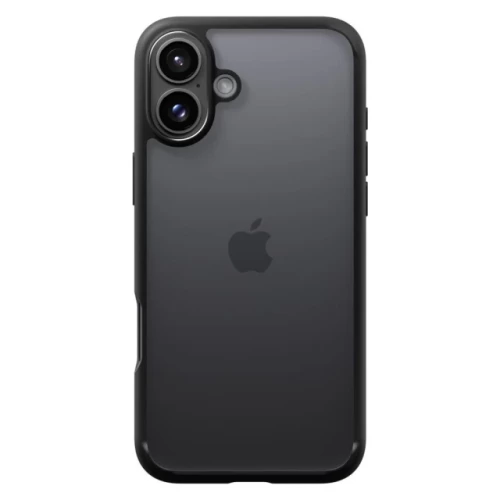 Чохол-накладка (силіконовий) Apple iPhone 16 Spigen Ultra Hybrid Matte Black (ACS08201)
