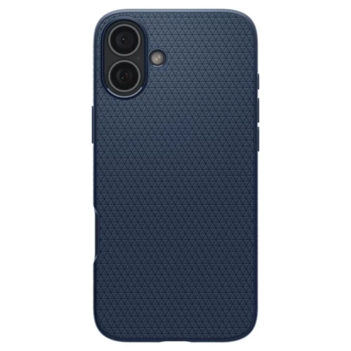 Чехол-накладка (силиконовый) Apple iPhone 16 Spigen Liquid Air Blue (ACS08195)