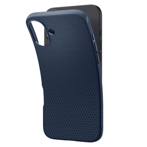 Чехол-накладка (силиконовый) Apple iPhone 16 Spigen Liquid Air Blue (ACS08195)