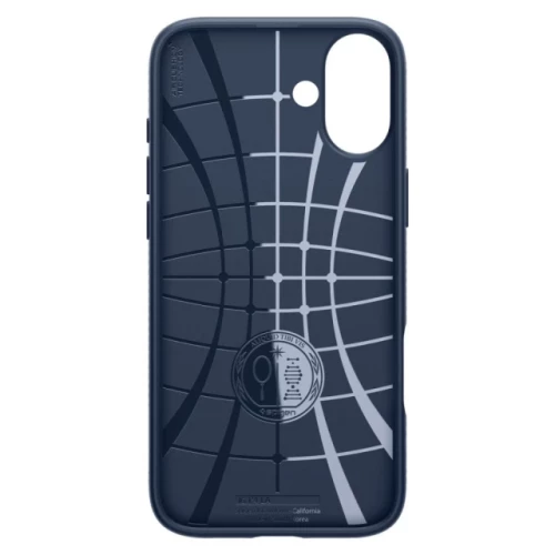 Чехол-накладка (силиконовый) Apple iPhone 16 Spigen Liquid Air Blue (ACS08195)