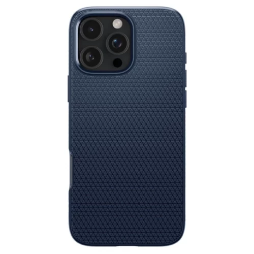 Чехол-накладка (силиконовый) Apple iPhone 16 Pro Max Spigen Liquid Air Blue (ACS07989)