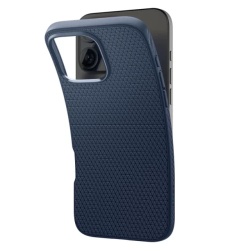 Чехол-накладка (силиконовый) Apple iPhone 16 Pro Max Spigen Liquid Air Blue (ACS07989)