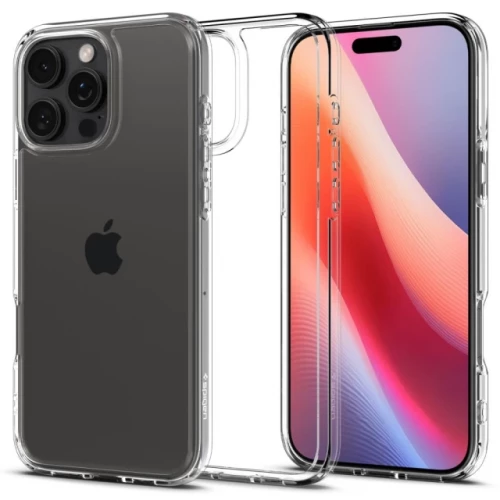 Чехол-накладка (силиконовый) Apple iPhone 16 Pro Max Spigen Ultra Hybrid Crystal Clear (ACS07992)
