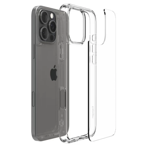 Чехол-накладка (силиконовый) Apple iPhone 16 Pro Max Spigen Ultra Hybrid Crystal Clear (ACS07992)