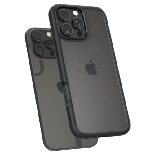 Чохол-накладка (силіконовий) Apple iPhone 16 Pro Max Spigen Ultra Hybrid Matte Black (ACS07996)