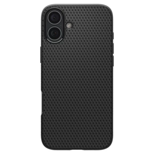 Чохол-накладка (силіконовий) Apple iPhone 16 Spigen Liquid Air Matte Black (ACS08194)