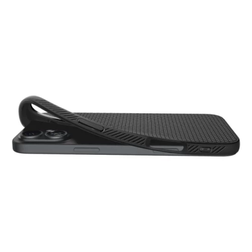 Чохол-накладка (силіконовий) Apple iPhone 16 Spigen Liquid Air Matte Black (ACS08194)
