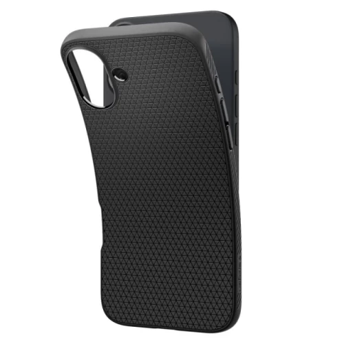 Чохол-накладка (силіконовий) Apple iPhone 16 Spigen Liquid Air Matte Black (ACS08194)