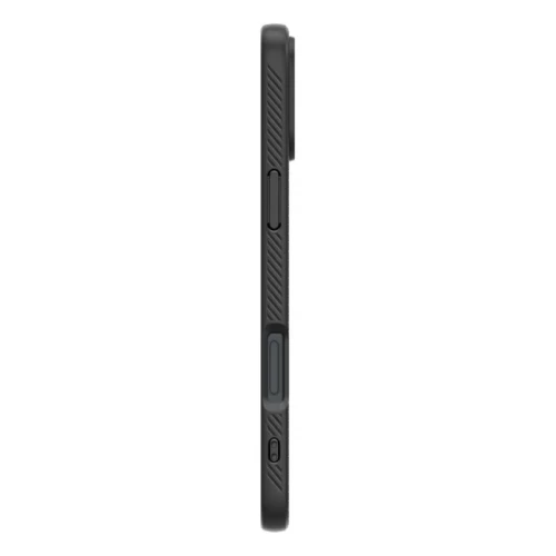 Чохол-накладка (силіконовий) Apple iPhone 16 Spigen Liquid Air Matte Black (ACS08194)