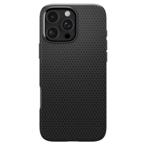 Чехол-накладка (силиконовый) Apple iPhone 16 Pro Max Spigen Liquid Air Matte Black (ACS07988)