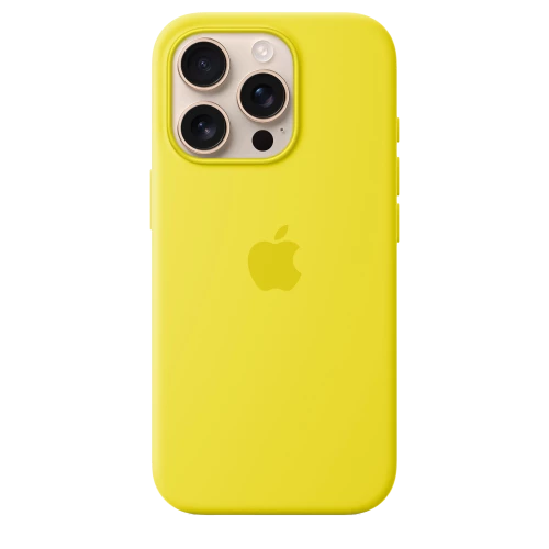Чохол-накладка (силіконовий) Apple iPhone 16 Pro Silicone Case with MagSafe Star Fruit (MYYQ3)