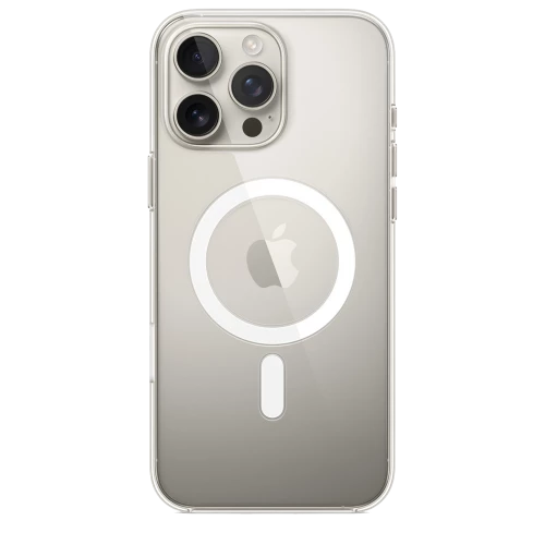 Чехол-накладка (пластиковый) Apple iPhone 16 Pro Max Clear Case with MagSafe (MA7F4)