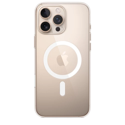 Чехол-накладка (пластиковый) Apple iPhone 16 Pro Max Clear Case with MagSafe (MA7F4)