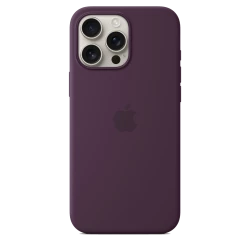 Чохол-накладка (силіконовий) Apple iPhone 16 Pro Max Silicone Case with MagSafe Plum (MYYW3)