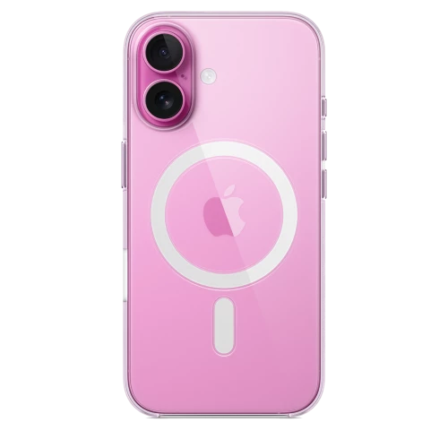 Чохол-накладка (пластиковий) Apple iPhone 16 Clear Case with MagSafe (MA6A4)