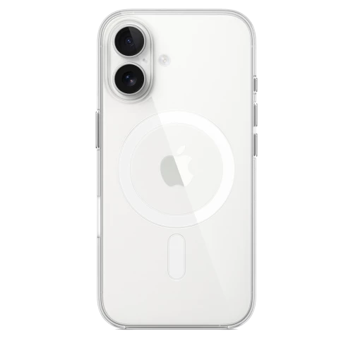 Чохол-накладка (пластиковий) Apple iPhone 16 Clear Case with MagSafe (MA6A4)