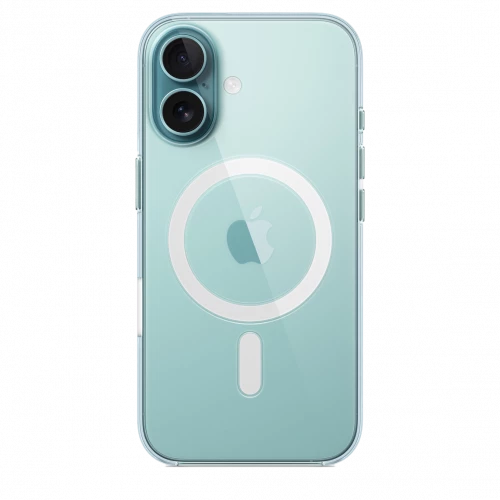 Чохол-накладка (пластиковий) Apple iPhone 16 Clear Case with MagSafe (MA6A4)