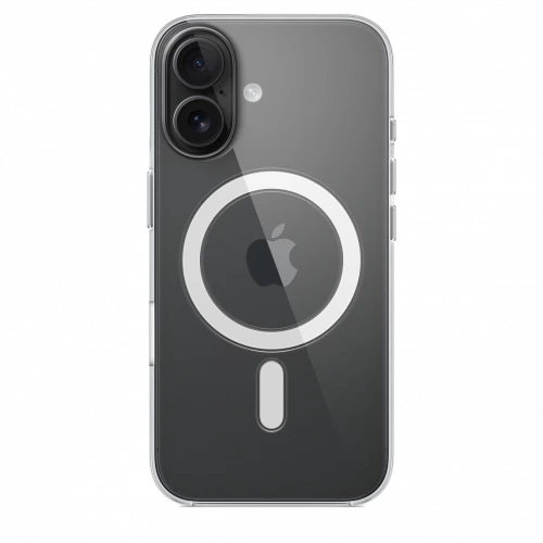 Чохол-накладка (пластиковий) Apple iPhone 16 Clear Case with MagSafe (MA6A4)